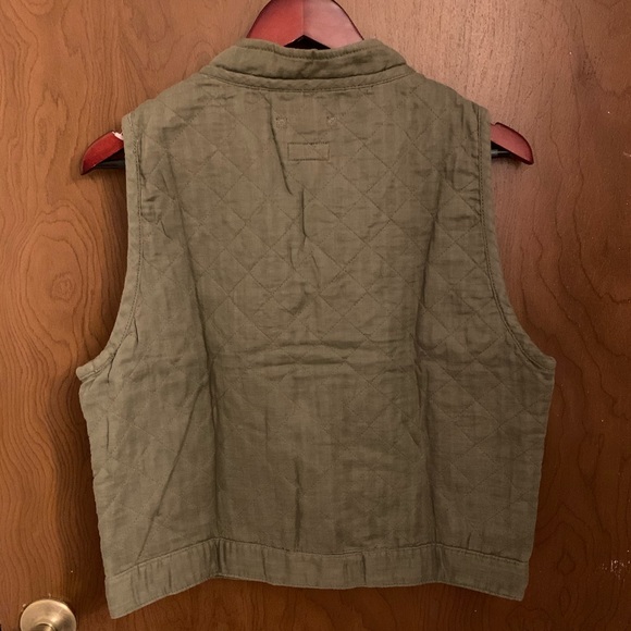 Vintage Y2K AEO Green Quilted Vest - Picture 6 of 7